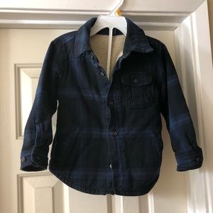 Thick button up gap jacket